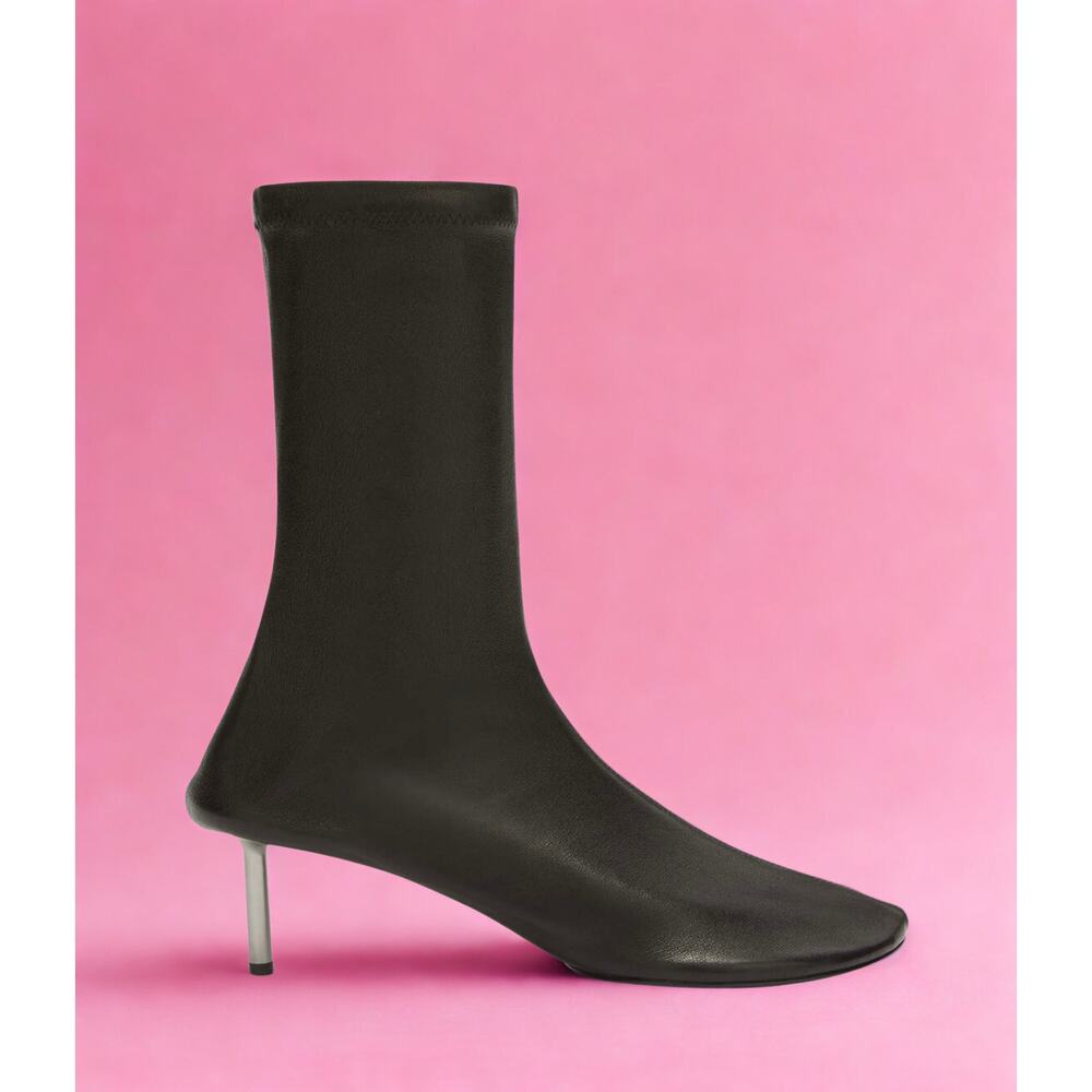 Jil Sander, Black Stick Low Boot, NWT, 39